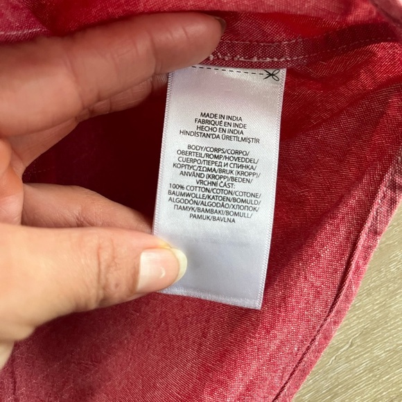 Ralph Lauren Shirt Boys M 10 12 Button Up Classic Short Sleeve Cotton - Picture 4 of 5